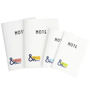 Großhandel billig benutzer definierte Schule Lieferanten OEM Sattel Stitching Notebook Papier Karte Cover Memo Pad