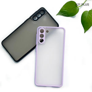 Fournisseur d'étuis de téléphone portable, coque arrière translucide <span class=keywords><strong>mate</strong></span> en TPU et PC, étui de téléphone pour Samsung Galaxy S20 Plus S21 A20 A21 A51 - Product Image 6