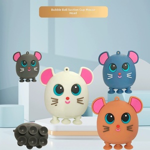 Jouets à succion animaux en silicone 3D éducatifs Mingge pour cadeaux de fête pour enfants, rembourrages de sacs cadeaux et de piñatas - Product Image 3