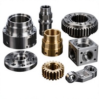 Pièces usinées CNC en métal sur mesure, composants usinés avec précision, service multi-matériaux 5 axes pour systèmes mécaniques