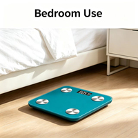 Balance connectée intelligente pour la graisse corporelle et l'IMC, capacité 180 kg, pour salle de bain – Offre spéciale fabricant