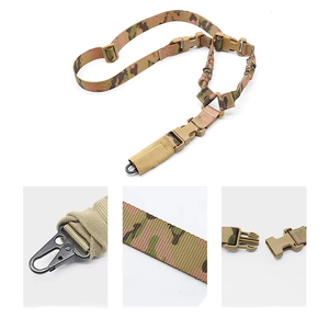 Sangle tactique en nylon à <span class=keywords><strong>point</strong></span> unique, réglable, pour sac d'équipement extérieur, appareil photo, outils, lanière, quincaillerie - Product Image 5