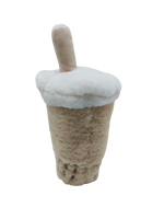 Peluche personnalisée en forme de crème glacée avec tissu en peluche courte et rembourrage en coton PP pour enfants
