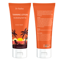 Marque privée Produits de beauté personnalisés Ensemble d'huiles de bronzage pour solarium naturel Kit de bronzage à usage domestique