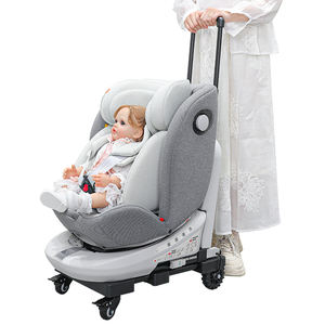 Plastic Opvouwbare Kinderwagen Bagagekar Platform Handtrolley 100Kg 4 Wielen Autostoel Reiswagen Platform <span class=keywords><strong>Trolley</strong></span> - Product Image 2