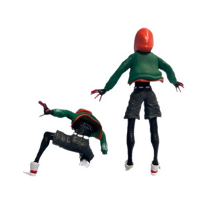 Modèle artisanal en PVC Miles Spider-Man, univers parallèle, emballage en boîte couleur, vente en gros - Product Image 5
