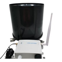 Pluviomètre à godets basculants haute précision 0,2 mm 0,5 mm avec sortie impulsion RS485 Modbus et enregistreur de données de pluie