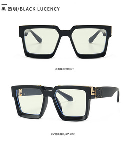 2020 de moda diseño de Italia Instagram Steampunk Retro Plaza futurista gafas de sol hombres - Product Image 3