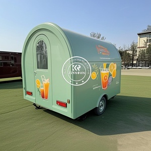 Remorque de snack Offre Spéciale <span class=keywords><strong>four</strong></span> à pizza remorque de nourriture mobile cuisine entièrement équipée burger chariot de jus remorque à pizza - Product Image 2
