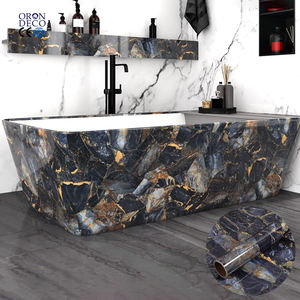 Adesivi Murali in Marmo ORON Carta da Parati Adesiva 3D Rotoli di Carta da Parati Effetto Marmo per Tavolino da Caffè Decorazione per la Casa - Product Image 2