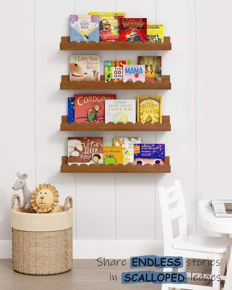 Euro Racking Dimensions Nursery Book Shelves for Wall, Scalloped Floating Bookshelf| Alibaba.com