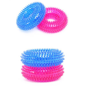 Anillo <span class=keywords><strong>de</strong></span> púas con dientes masticables para perros, <span class=keywords><strong>juguetes</strong></span> para perros, productos para mascotas más pequeños, puzle para mascotas, tienda <span class=keywords><strong>de</strong></span> juegos, 2 uds. - Product Image 6