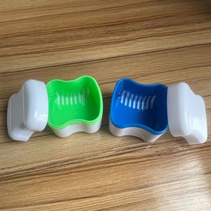Custom-made denture <b>cases</b>, European-style denture <b>cases</b>, <b>retainer</b> <b>cases</b>, braces <b>cases</b>, denture <b>cases</b> with mesh storage, - Product Image 2