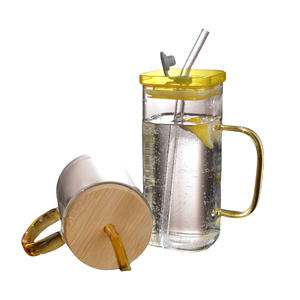Tasse en verre borosilicaté léger et résistant à la chaleur pour les voyages et le camping pour les cadeaux d'affaires - Product Image 4