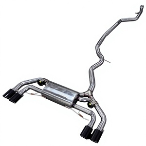 Tubos de Escape Catback SS304 MM Personalizados de Fábrica OEM para <span class=keywords><strong>BMW</strong></span> G20 <span class=keywords><strong>G21</strong></span> <span class=keywords><strong>320E</strong></span> 330E Híbrido con Válvula de Escape y Silenciador Valvetronic - Product Image 4