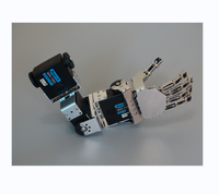 Main robot humanoïde bipède à 5 doigts, 3 degrés de liberté, paume bionique complète pour robot Arduino, main gauche/droite, kit de programmation DIY