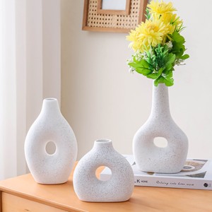 مزهرية خزفية صينية يدوية الصنع مزهرية طاولة عتيقة للزهور - Product Image 2