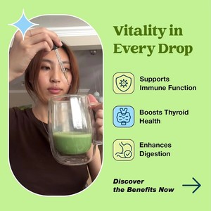 Extrait végétalien de mousse de mer irlandaise biologique OEM/ODM en gouttes, 2 ml par dose, 60 ml/flacon, pour la santé immunitaire, articulaire et la croissance des cheveux chez l'adulte, durée de conservation 24 mois - Product Image 3