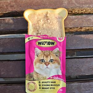 Friandises humides à lécher pour chats, best-seller, haute qualité, riches en protéines, biologiques, au saumon, au thon et au poulet, en bandes, pour la vente en gros - Product Image 6