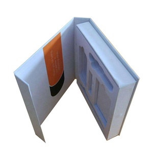 Porte-clés personnalisé, boîte cadeau promotionnelle, boîte cadeau <span class=keywords><strong>blanche</strong></span> avec plateau en EVA blanc, accessoires, emballage cadeau - Product Image 1