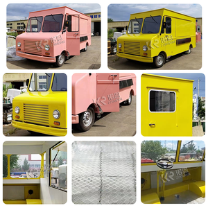 2025 support de concession électrique OEM chariots de restauration rapide cuisine mobile comptoir en acier inoxydable gâteau camion de nourriture remorque - Product Image 3