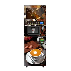 कॉफी मशीन स्वचालित कॉफी मशीन बीन बुलबुला चाय विनिर्माण premixed आधारित चाय कॉफी वेंडिंग मशीन