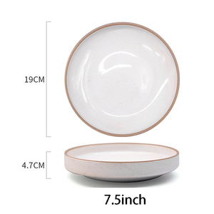 Elegante <span class=keywords><strong>di</strong></span> lusso 24 pezzi in porcellana goffrata ceramica bianca Set da pranzo stile bohémien pesce piatto <span class=keywords><strong>di</strong></span> <span class=keywords><strong>servizio</strong></span> per la casa a tema tropicale - Product Image 2