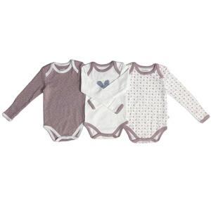 Pagliaccetto per abbigliamento per bambini la tutina stile caldo più venduta per neonati pagliaccetti per neonate e body per bambini organico 100% cotone - Product Image 2
