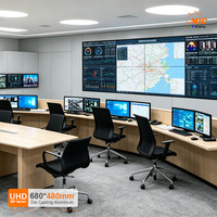 Pantalla LED Profesional para Interiores P1.25 P1.53 P1.86 P2.0, Alta Frecuencia de Actualización, Pantalla a Todo Color para Centro de Comando y Sala de Monitoreo