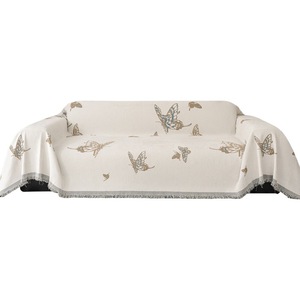Chenille <b>Sofa</b> <b>Cover</b> Extra Large Full Coverage One Piece Butterfly Pattern Living Room Slipcover Machine Washable - Product Image 5