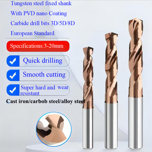 Foret en carbure à refroidissement externe à 4 tiges de 3,0 à 4,0 mm pour le traitement de la fonte sur machine CNC, réduction de 5 % - Product Image 3