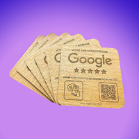 Impression personnalisée Puce Nfc Carte Google Avis Carte Pop Up Carte d'examen Nfc N213 215 216 Plaque Google Play