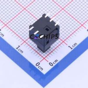 BTSA-N-S-18 Push Button Switch SMD Switch No Lock Square Button Vertical Mount 50mA - Product Image 2