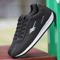 Chaussures de sport en cuir PU pour homme, pas chères, vente en gros, chaussures à prix réduit