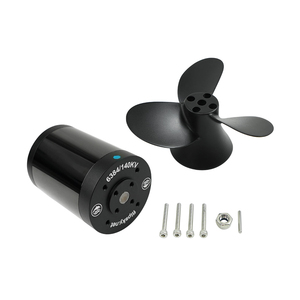 มอเตอร์กันน้ำ Flipsky 6384 กำลังไฟ 4400 วัตต์ ขนาด 140 มม. <span class=keywords><strong>ใบพัด</strong></span> 3 ใบ แกนสั้น สำหรับเรือโต้คลื่น เครื่องยนต์ใต้น้ำ - Product Image 2