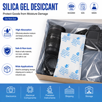 Liyou 50g Orange Blue Indicator 98% Purity Silica Gel Desiccant Packets for Electronic Equipment and Precision Parts
