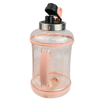 Bouteille d'eau durable de 3,2 L sans BPA, écologique, style européen, avec poignée, anti-fuite, logo personnalisé pour le camping, la randonnée, les fêtes, en gros