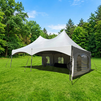 Carpa Resistente de Techo Alto HP20x30 pies con Estructura de Doble Capa para Eventos Comerciales y Alquiler de Fiestas