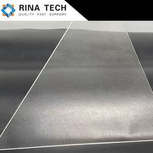 Matériau acrylique LGP triangulaire équilatéral personnalisé à haute luminosité pour éclairage LED de fond pour suspension géométrique moderne par Rina Tech - Product Image 3