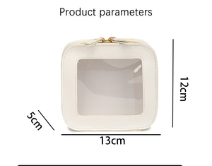 Customizable Stylish and Simple <b>Transparent</b> PVC Small Cosmetic Storage <b>Bag</b> - Product Image 4