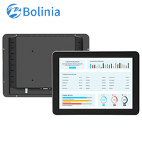 Monitor LCD Industrial de 8 Pulgadas 4:3 con Pantalla Táctil Capacitiva USB/DVI, Marco de Aluminio, Nuevo, Compatible con Realidad Virtual
