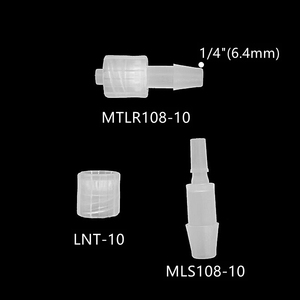 JU-Werk Großhandel medizinischer PP-Schlauch-Stachelverbindungsstück Kunststoff Drehschloss Ringgelenk Maschinenverschluss Luerverschluss Anschluss - Product Image 2