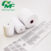 Rouleaux de papier thermique pour caisse enregistreuse, distributeur automatique de billets et terminal de point de vente, 48 g/m², sans BPA, fournis par l'usine