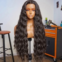 Perruque Lace Front Bourgogne à Petites Boucles Africaines pour Sublimer les Contours du Visage 18-40 Pouces
