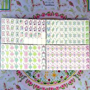 Jeu de Mahjong de Luxe Personnalisé, Cadeau de Collection, Haute Qualité, Acrylique, 3 Couches, Tuiles de Mahjong Nacrées Américaines avec Logo - Product Image 6