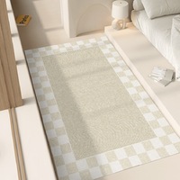 Tapis de Table basse de luxe haut de gamme grande surface tapis de maison complet pour chambre salon 10mm Polyester tapis de chevet lumière