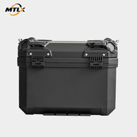 Caisse de rangement arrière en plastique à double verrouillage économique 45L avec garantie 1 an pour la livraison de nourriture, les scooters et le transport de marchandises en ville