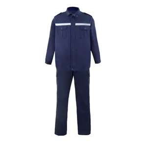 SMASYS Company Mechanic Arbeits kleidung Cotton Twill Blue Zweiteilige Sicherheits anzug uniformen