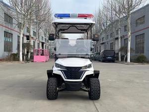 Voiture de golf électrique à haute garde au sol, 3-4 places, avec kit de levage, siège arrière cargo pour les stations de ski hors route, location, haute performance - Product Image 2