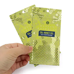 Custom Printed Gold Ziplock Bags resealable Smeff proof zipper bags Aluminum foil Child resistant UV Print Mylar 35
